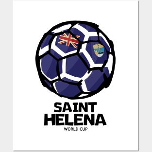 Saint Helena Football Country Flag Posters and Art